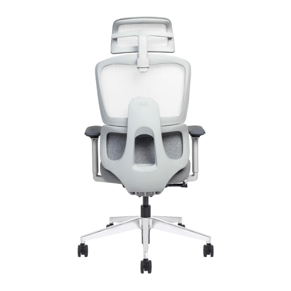 VERO High Back - Ergonomic 2D Headrest Chair with Auto Weight Sensing & 4 Dimensional Arms Eco-frindly Fibre seat with inbuild Slider Aluminum base