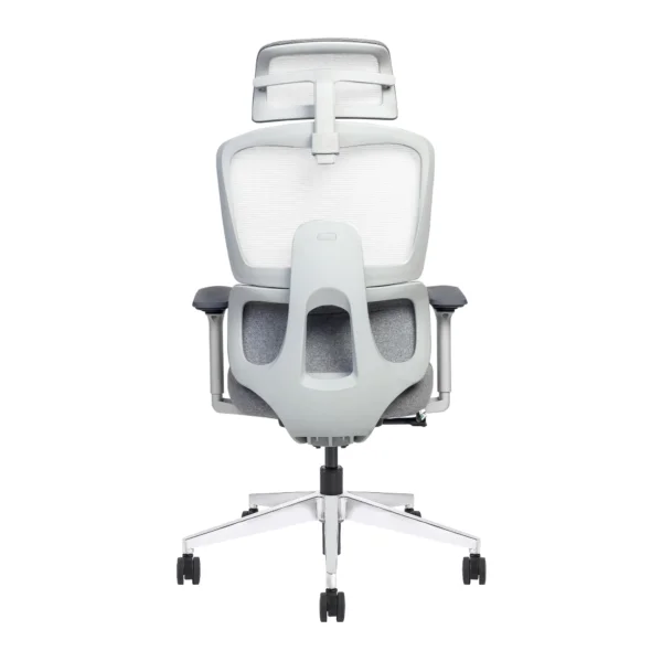 VERO High Back - Ergonomic 2D Headrest Chair with Auto Weight Sensing & 4 Dimensional Arms Eco-frindly Fibre seat with inbuild Slider Aluminum base