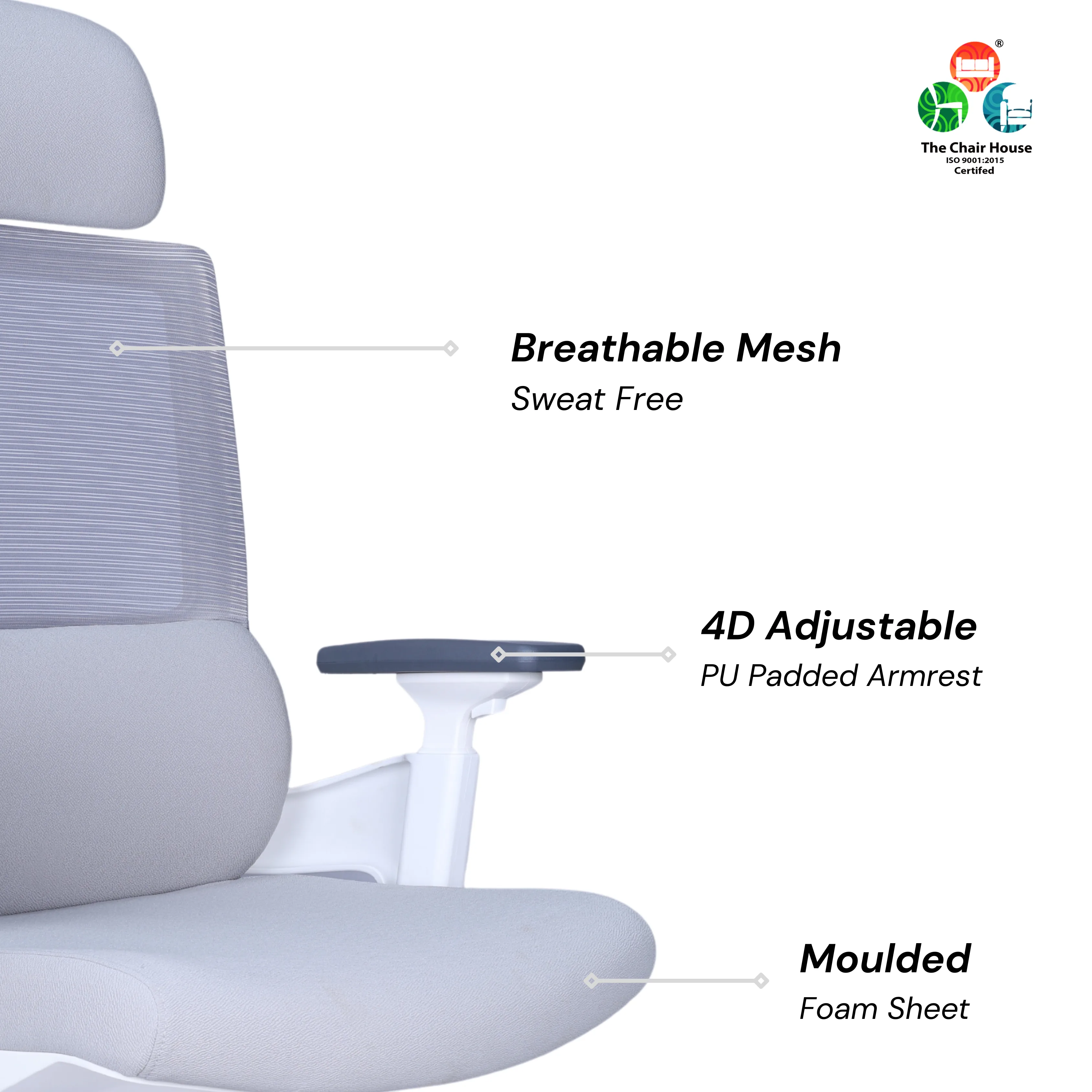 What Is the Ergonomic Chair and Why Should You Get One?- A Beginner's Guide 2 Comfy High Back Ergonomic Chair White