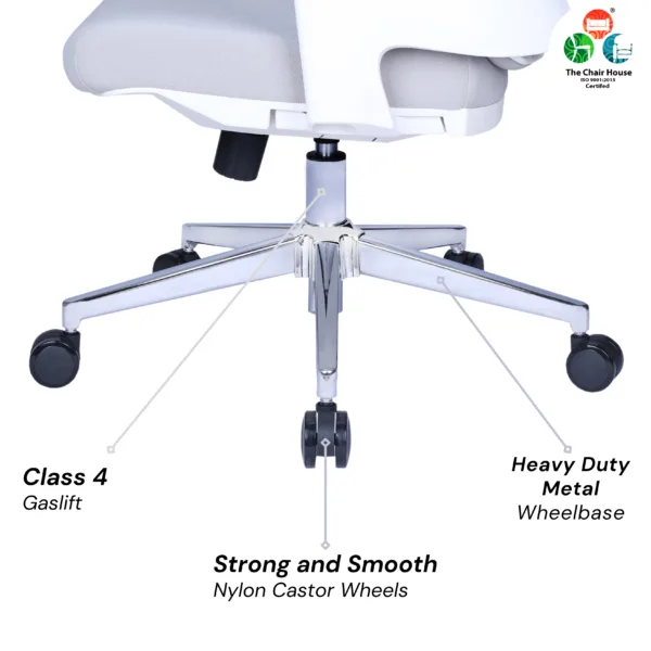 Comfy High Back Ergonomic Chair White