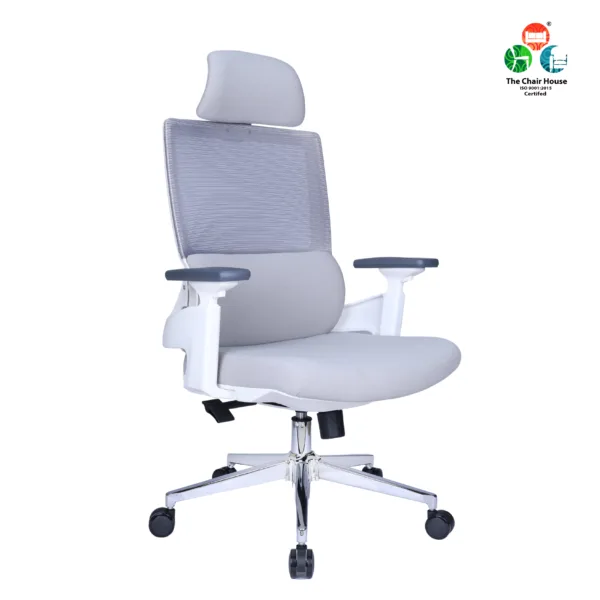 Comfy High Back Ergonomic Chair White