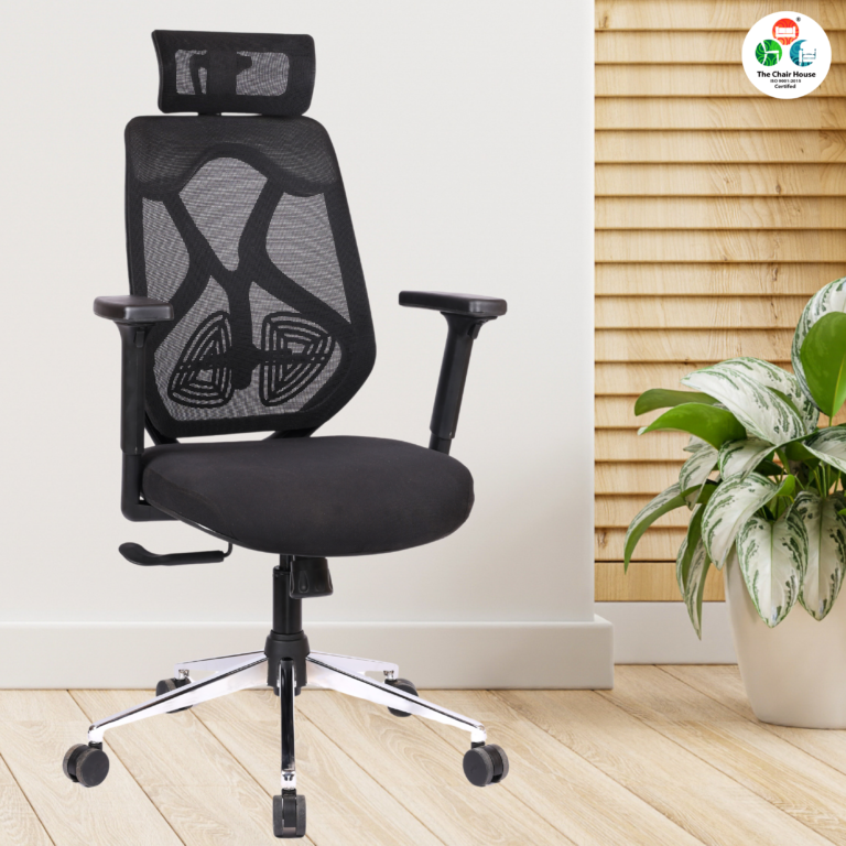 C151- Argon High Back Ergonomic Back Office Chair Executive with Synchro Mechanism, Multi Locking, and PU Soft Pad with Slider Arm Rest (Black) Premium Assurance: Our products are backed by a 3-year warranty against any manufacturing defects.