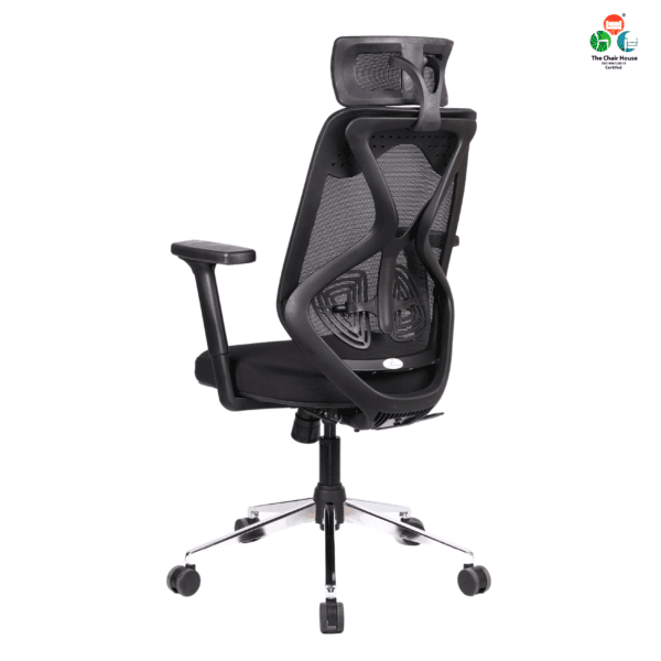 C151- Argon High Back Ergonomic Back Office Chair Executive with Synchro Mechanism, Multi Locking, and PU Soft Pad with Slider Arm Rest (Black) Premium Assurance: Our products are backed by a 3-year warranty against any manufacturing defects.