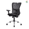 C150- Amco Medium Back Office Chair Executive with Synchro Mechanism, Multi Locking, and PU Soft Pad with Slider Arm Rest (Black) with our 3-year warranty, backed by our trusted brand