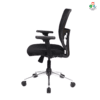 C150- Amco Medium Back Office Chair Executive with Synchro Mechanism, Multi Locking, and PU Soft Pad with Slider Arm Rest (Black) with our 3-year warranty, backed by our trusted brand