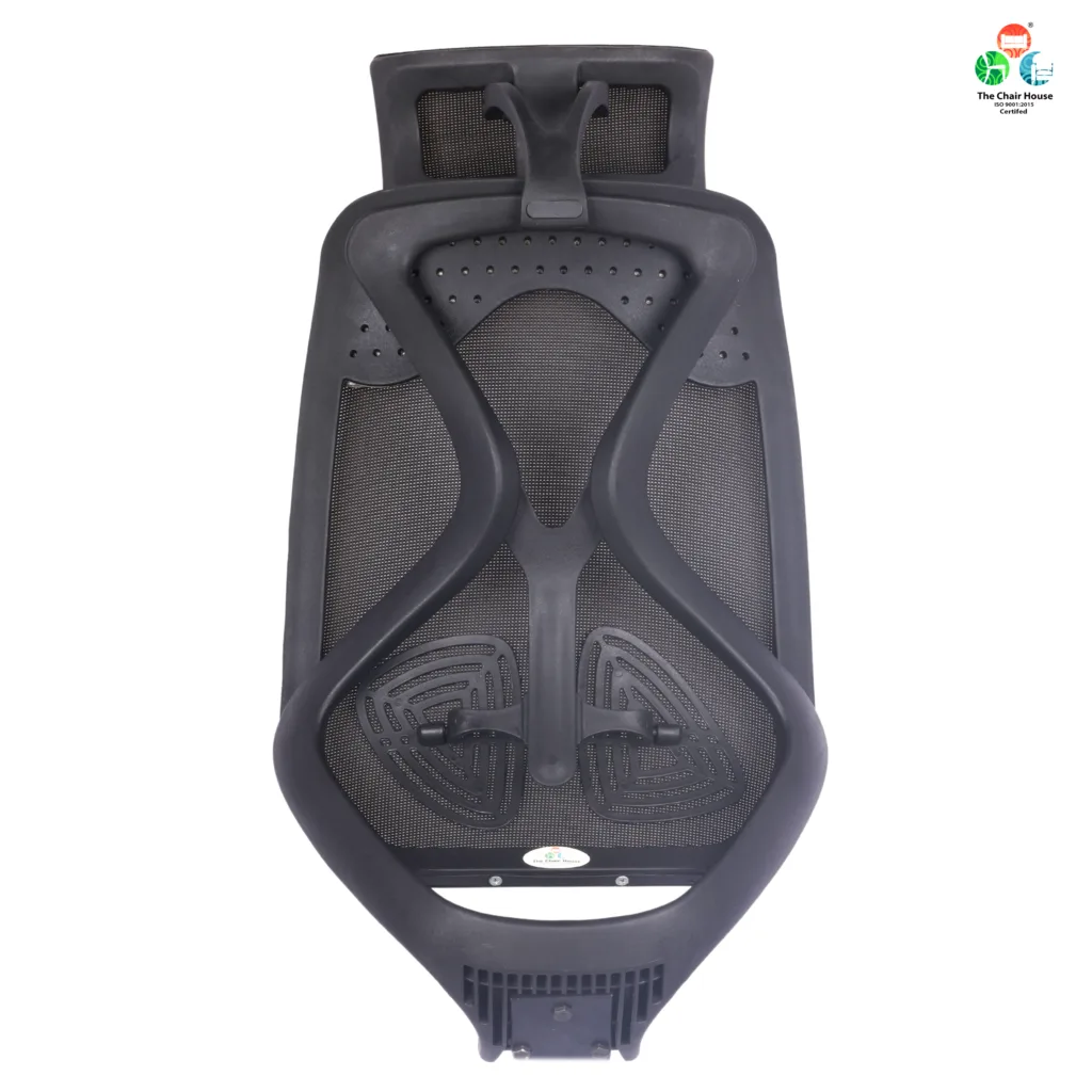 B29 -Argon High Back Revolving Premium chair back spare parts are sturdy and durable, with included nut bolts for easy assembly (Black Color)