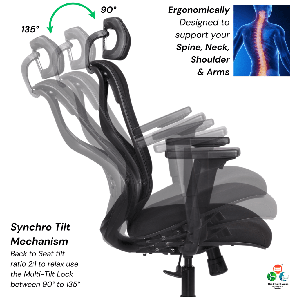 Ultimate Guide To Choosing The Best Study Chair 2 C151- Argon High Back Ergonomic Back Office Chair Executive with Synchro Mechanism, Multi Locking, and PU Soft Pad with Slider Arm Rest (Black) Premium Assurance: Our products are backed by a 3-year warranty against any manufacturing defects.