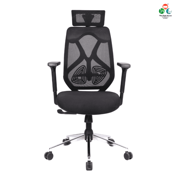 C151- Argon High Back Ergonomic Back Office Chair Executive with Synchro Mechanism, Multi Locking, and PU Soft Pad with Slider Arm Rest (Black) Premium Assurance: Our products are backed by a 3-year warranty against any manufacturing defects.