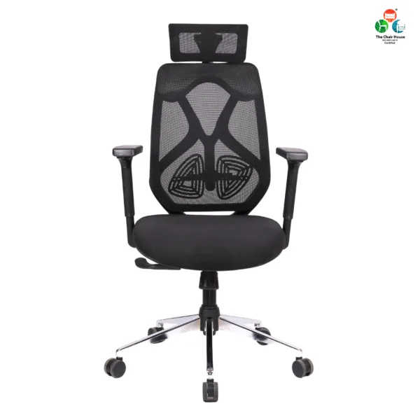 C151- Argon High Back Ergonomic Back Office Chair Executive with Synchro Mechanism, Multi Locking, and PU Soft Pad with Slider Arm Rest (Black) Premium Assurance: Our products are backed by a 3-year warranty against any manufacturing defects.