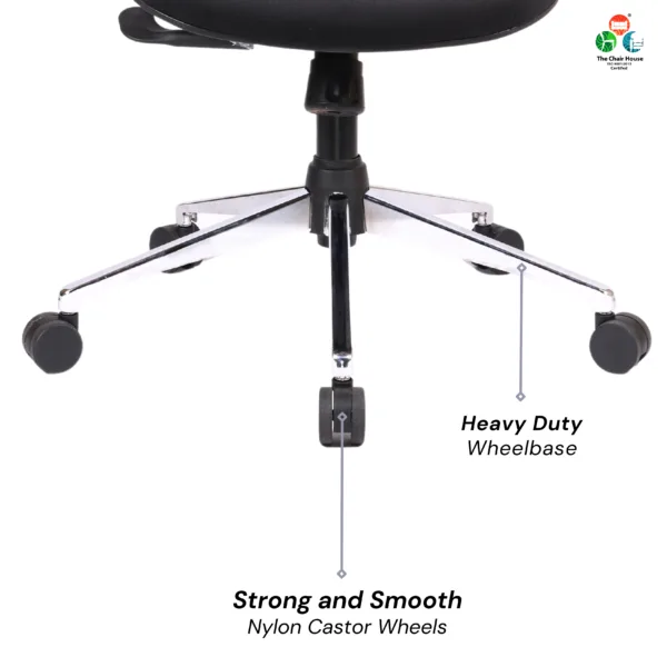 C151- Argon High Back Ergonomic Back Office Chair Executive with Synchro Mechanism, Multi Locking, and PU Soft Pad with Slider Arm Rest (Black) Premium Assurance: Our products are backed by a 3-year warranty against any manufacturing defects.