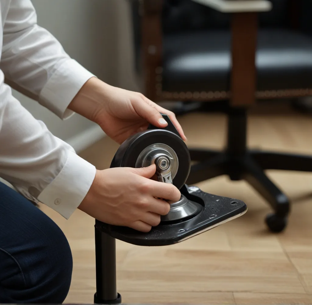How To Install Caster Wheels On Office Chair? 2 What is the best way to fit casters into an office chair | Get Your Supplies:
