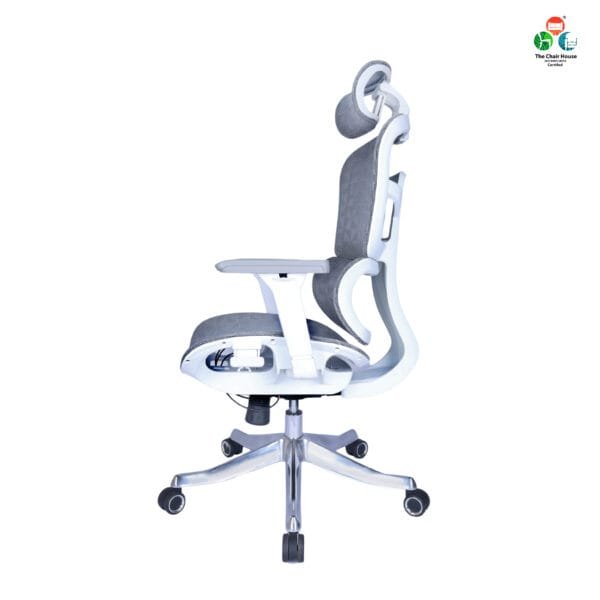 C155- AERO Hight Back Office Chair Imported Ergonomic,Multi lock Mechanism Full mesh with Seat Sliding 3D Armrest & 3D Headrest Aluminum Base with PU Castor wheel