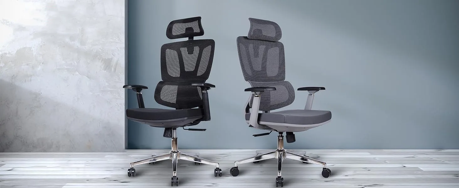 C154- VENZO High Back Ergonomic Mesh Office Chair with Auto Adjustable Lumbar Support, 3D Armrests, Multi-Tilt Lock Mechanism & Strong Chrome Base 5 years warranty 27 C154- VENZO High Back Ergonomic Mesh Office Chair with Auto Adjustable Lumbar Support, 3D Armrests, Multi-Tilt Lock Mechanism & Strong Chrome Base 5 years warranty - (Black)