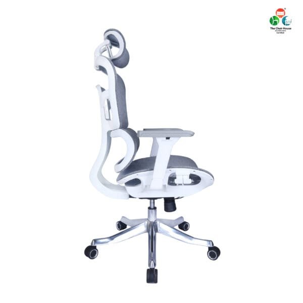 C155- AERO Hight Back Office Chair Imported Ergonomic,Multi lock Mechanism Full mesh with Seat Sliding 3D Armrest & 3D Headrest Aluminum Base with PU Castor wheel