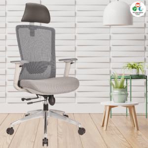 C156 - DELIGHT Hight Back Chair for Office Work at Home, Ergonomic Chair, Computer Chair, 4D Adjustable Arm, 1D Headrest & 2D Lumbar, Spine Support