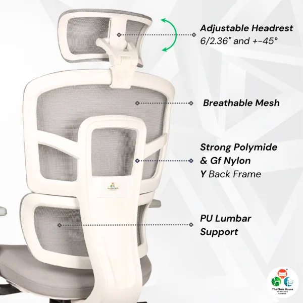 C158 -SMART High Back Ergonomic Mesh Office Chair Home Computer Chair with Auto Adjustable Lumbar Multi-Tilt Lock & Seat Sliding Mechanism Chrome Base 5 years warranty 15 C158 -SMART High Back Ergonomic Mesh Office Chair Home Computer Chair with Auto Adjustable Lumbar Multi-Tilt Lock & Seat Sliding Mechanism Chrome Base 5 years warranty