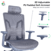 C159 - INOX Ergonomic Mesh High Back Executive Office Chair for Maximum Comfort Mesh Seat , 3D Armrests , Multi-Tilt Lock 1