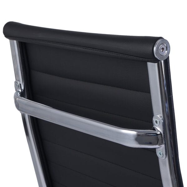 C161 - HEAVY SLIM Hight Back Chair Faux Leather Office Chair/Desk Chair with Arms, Quality Plating, Height Adjustable, Swivel Chair, (Black) Colour 3 Year Warranty 18 C161 - HEAVY SLIM Hight Back Chair Faux Leather Office Chair/Desk Chair with Arms, Quality Plating, Height Adjustable, Swivel Chair, (Black) Colour 3 Year Warranty