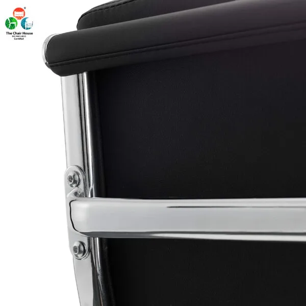 C164 - Silk Cushion High Back Black Executive Leather Chair || Swivel Office Chair with Tilt Tyson Mechanism || (4 Years warranty) || Customize Any Color || 13 C164 - Silk Cushion High Back Chair Black Leather Executive Swivel Office Chair with Tilt Tyson Mechanism (4 Years warranty) Customize Any Color