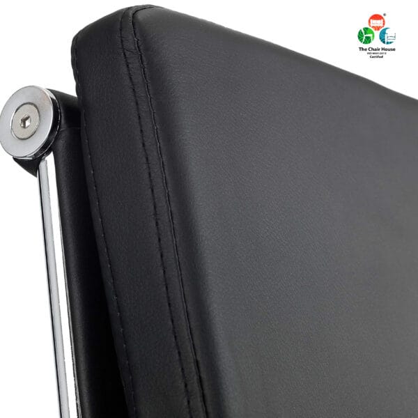 C164 - Silk Cushion High Back Black Executive Leather Chair || Swivel Office Chair with Tilt Tyson Mechanism || (4 Years warranty) || Customize Any Color || 12 C164 - Silk Cushion High Back Chair Black Leather Executive Swivel Office Chair with Tilt Tyson Mechanism (4 Years warranty) Customize Any Color