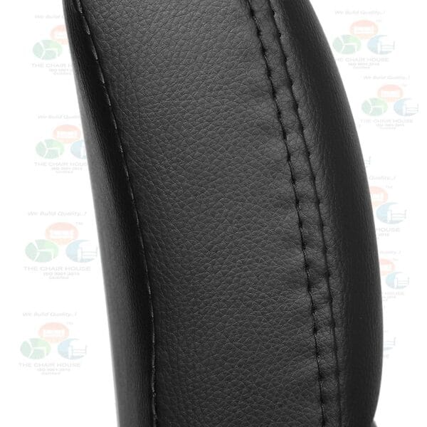 BS15 - Barstool Set of 1, Height-Adjustable bar stools, Synthetic Leather bar Chair, 360 ° Swivel Chair, Kitchen Chairs with backrest & footrest, Lobby, Counter, Chromed Steel Black