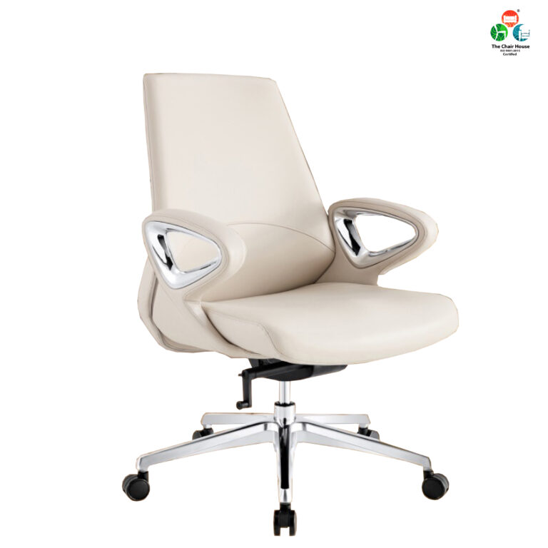 C165 – Delta Medium Back Premium Executive Comfort Chair Designed for Efficiency and Elegance ( Beige color ) 5 Year Warranty