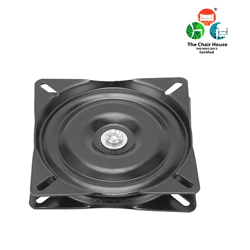CM23 -Tissting Swivel Fitting Turntable 6 Inch Chair Turntable Base Square Turntable 360 Degree Dual Bearing Running for Furniture Chairs, Bar Chairs, Office Chairs, Car Chairs