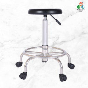 B17 - Stool Adjustable Height Stainless Steel Base With Caster Wheels Doctor3