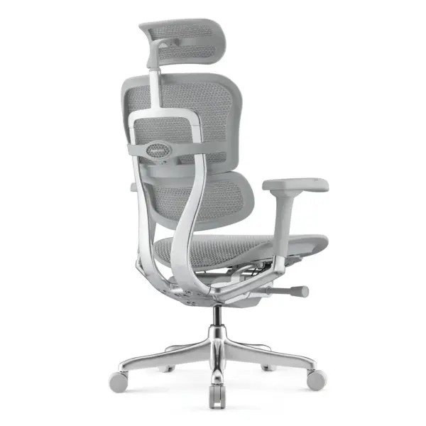 Ergohuman Xpert ELITE 2.0 – Premium Mesh Ergonomic Chair with Adjustable Features (Grey) - Image 4