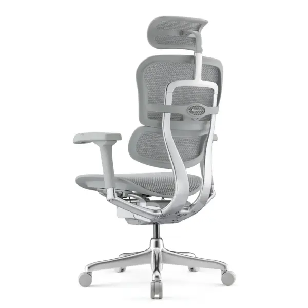Ergohuman Xpert ELITE 2.0 – Premium Mesh Ergonomic Chair with Adjustable Features (Grey) - Image 6