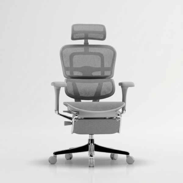 Ergohuman Xpert ELITE 2.0 with Footrest– Premium Mesh Ergonomic Chair with Adjustable Features (Grey) 5 Ergohuman Xpert Elite 2.0 Office Chair with Footrest Grey