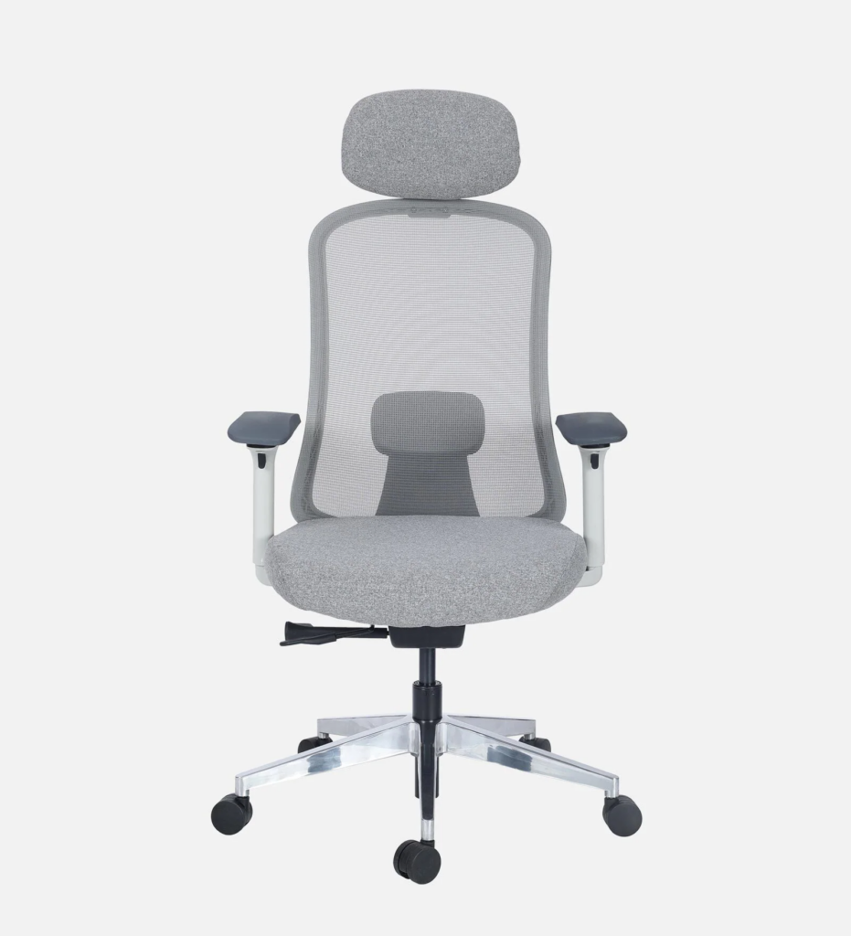 Aco Max Mesh High Back Ergonomic Office Chair (Grey) 5