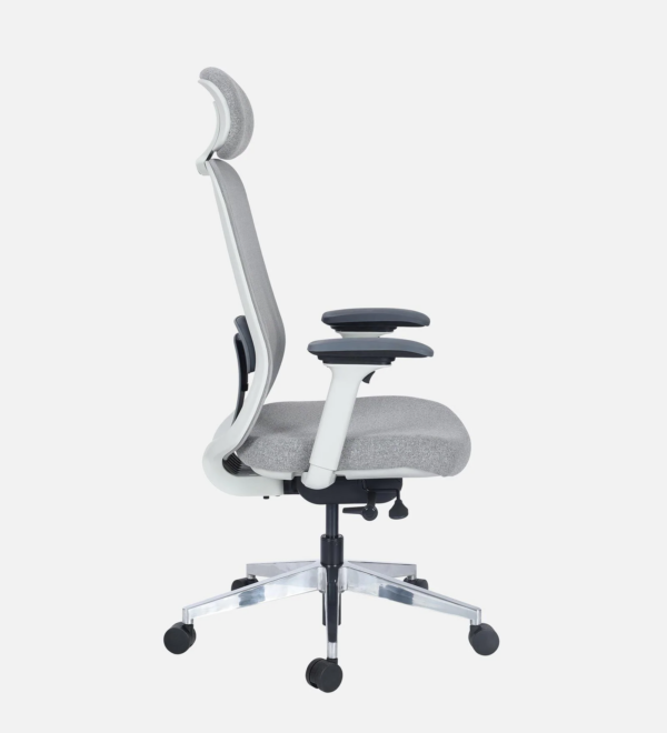 Aco Max Mesh High Back Ergonomic Office Chair (Grey) 5
