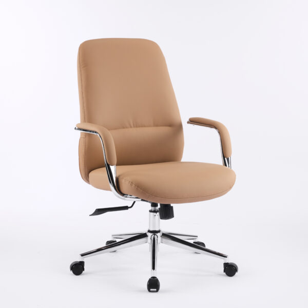 Aurum-Elite-Medium-Back-Executive-Chair-–-Faux-Leather-Upholstery-Chrome-Armrests-Synchro-Tilt-with-Multi-Lock-3-Year-Warranty-Tan-Color1.jpg