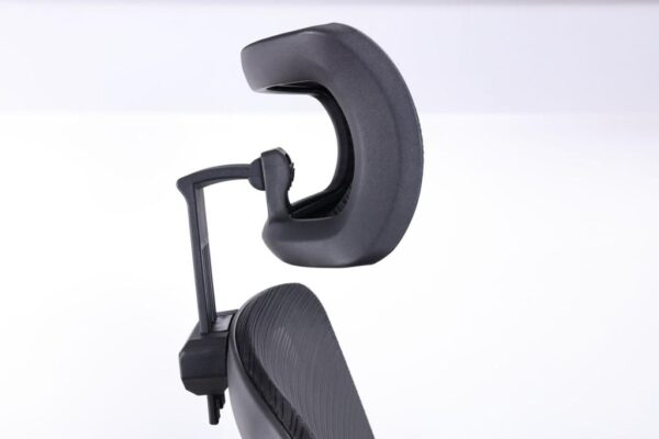 Florra High Back Ergonomic Chair – Mesh Seat, Adjustable Headrest, Flip-Up Armrests Black Front.jpeg