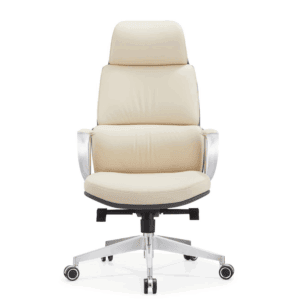 Cresta High-Back Executive Chair Designer Aluminium Armrests PU Cushion Multi-Locking Mechanism (5-Year Warranty)1 (1)