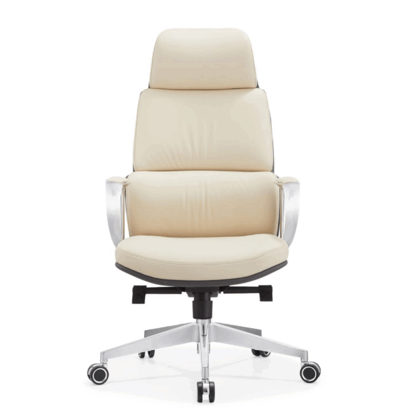 Cresta High-Back Executive Chair Designer Aluminium Armrests PU Cushion Multi-Locking Mechanism (5-Year Warranty)1 (1)