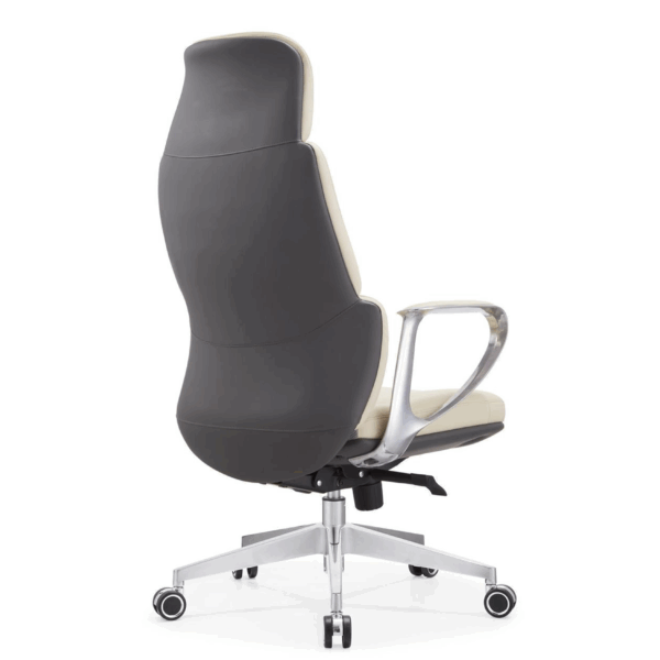 Cresta High-Back Executive Chair Designer Aluminium Armrests PU Cushion Multi-Locking Mechanism (5-Year Warranty)1 (1)
