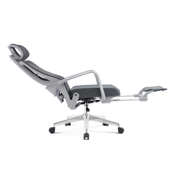 ErgoRest Mesh Recliner Office Chair with Footrest, Adjustable Headrest & Lumbar Support,