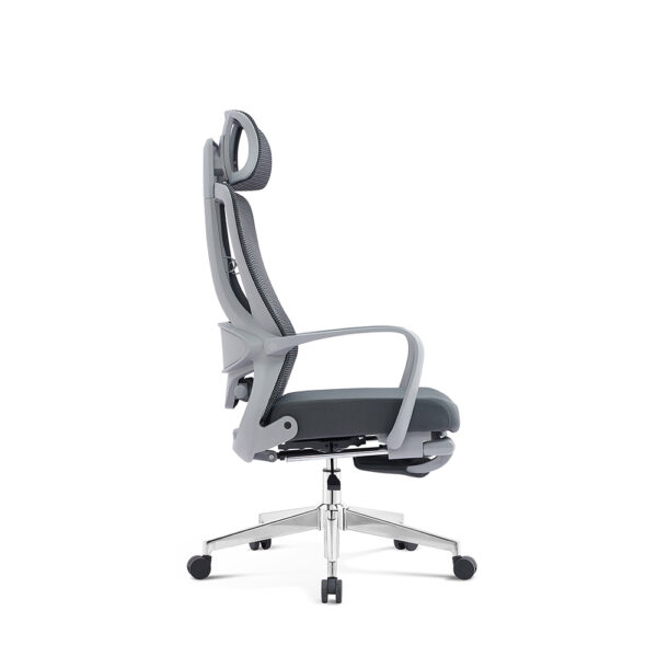 ErgoRest Mesh Recliner Office Chair with Footrest, Adjustable Headrest & Lumbar Support,