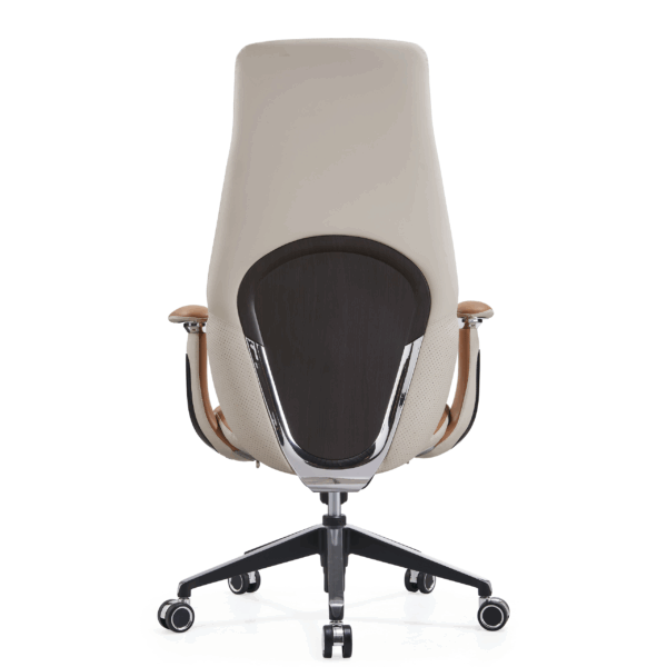 Magnum High-Back Executive Chair with Composite Leather & Multi-Locking Mechanism 5-Year Warranty (Color TAN+BEIGE)
