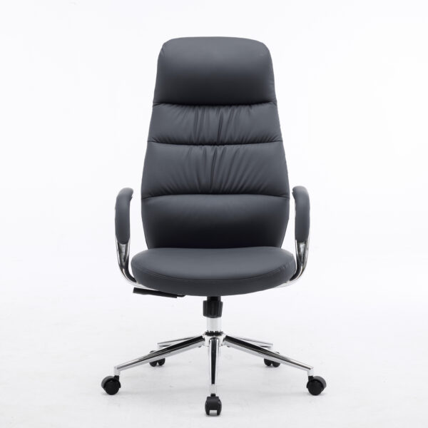 Regno High-Back Executive Chair with Bent Plywood Back, 3-Layer Cushion & Synchro Multi-Locking Mechanism 3 yers warranty (Colour DARK BLUE)5