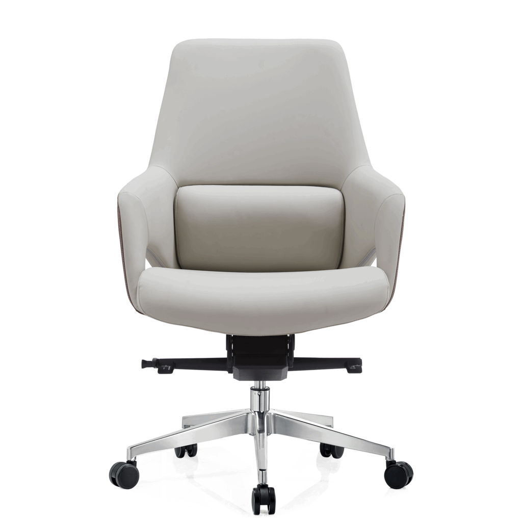 Stratos Medium-Back Executive Chair Composite Leather Veneer Finish Armrest, Aluminium Base Multi-Locking Function ( 5-Year Warranty)2.JPG