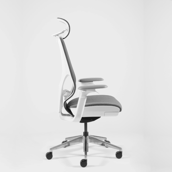 AeroZen Pro High Back Advanced Ergonomic Chair with 4D Armrests, Lumbar Support & Forward Tilt, White-Grey (5 Years Warranty)4.JPG.png