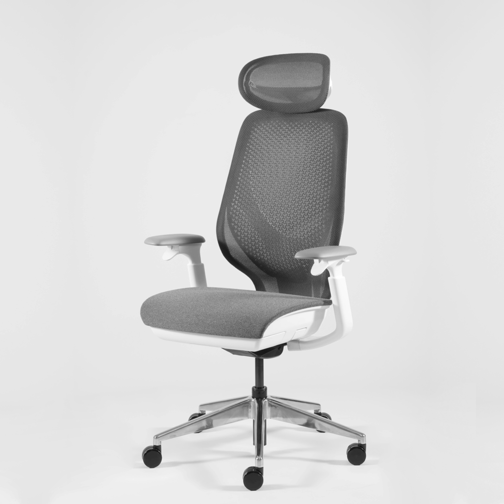AeroZen Pro High Back Advanced Ergonomic Chair with 4D Armrests, Lumbar Support & Forward Tilt, White-Grey (5 Years Warranty)4.JPG.png