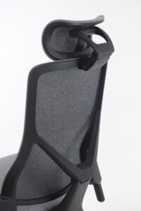 PostureMax SmartFit High Back Ergonomic Office Chair with Headrest 3D Armrests with Gravity Back System Synchro Mechanism GREY CUSHION 9