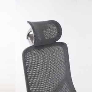 PostureMax SmartFit Mesh High Back Ergonomic Office Chair with Headrest 3D Armrests with Gravity Back System Synchro Mechanism GREY MESH 2