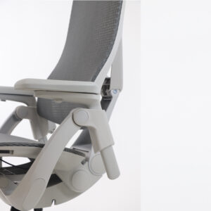 PostureMax SmartFit Mesh High Back Ergonomic Office Chair with Headrest & 3D Armrests, with Gravity Back System & Synchro Mechanism (GREY MESH )