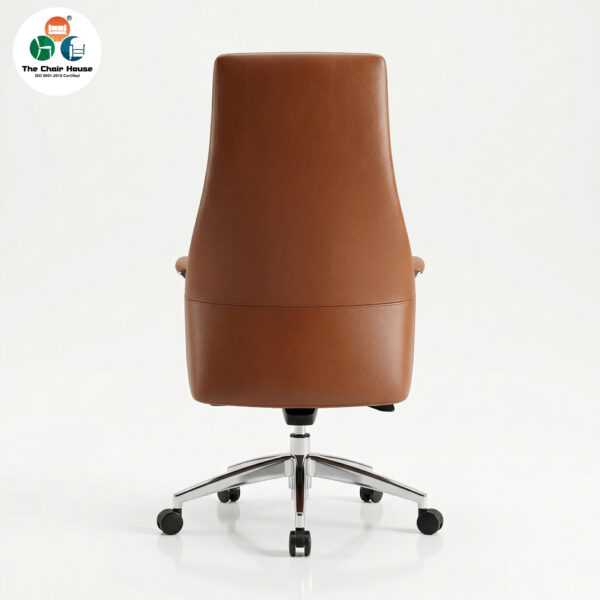 Veritas Executive High Back Office Chair – Premium Ergonomic Leather Finish | Custom Colours Available | 5-Year Warranty 8 Ergonomic Side Profile of Veritas Chair showing Synchro Multi-Lock Mechanism and Recline Angles.
