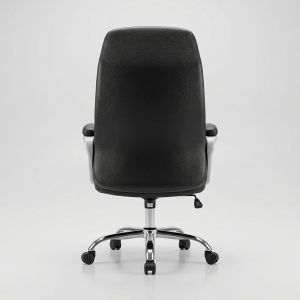 Detailed side view of the EliteBoss Comfort showing the thick high-density orthopedic foam cushioning and the any-position tilt lock mechanism.